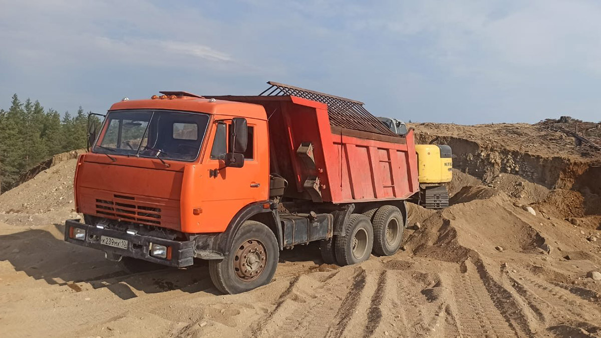 Новый карьер по добыче песка и гравия начал работу в Пряжинском районе Карелии