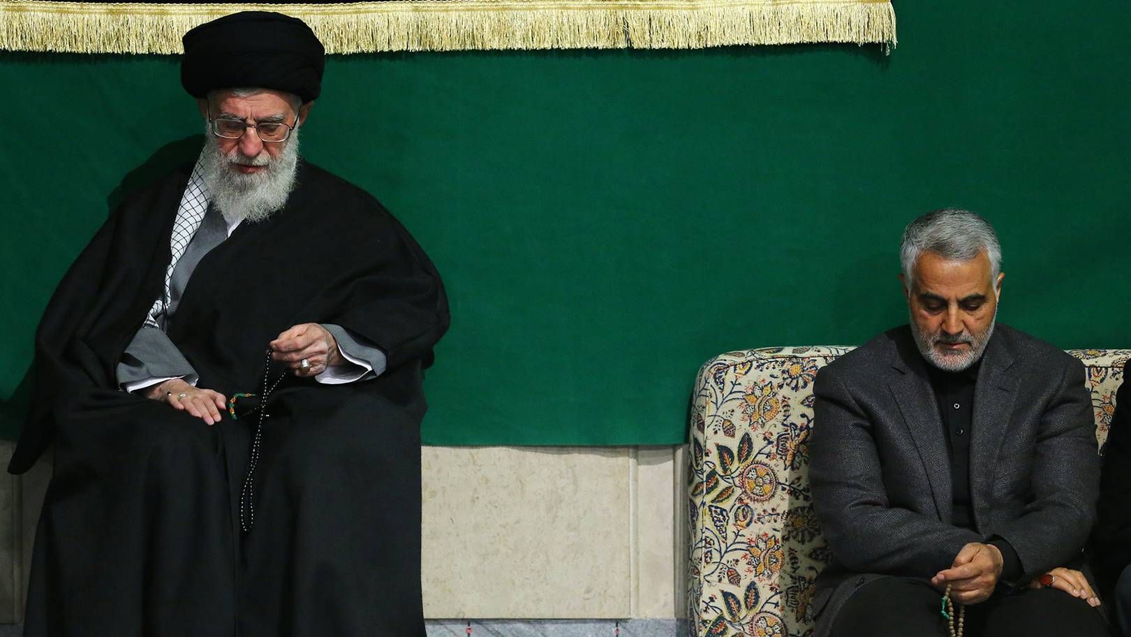 Али Хаменеи и Касем Сулеймани