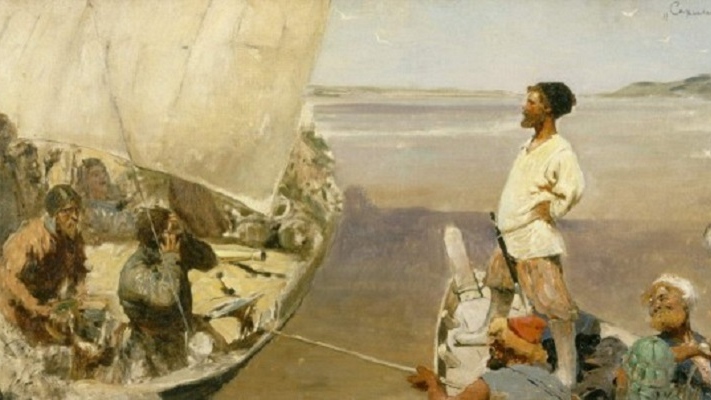 Сергей Иванов. «Сарынь на кичку (фрагмент)!» 1898