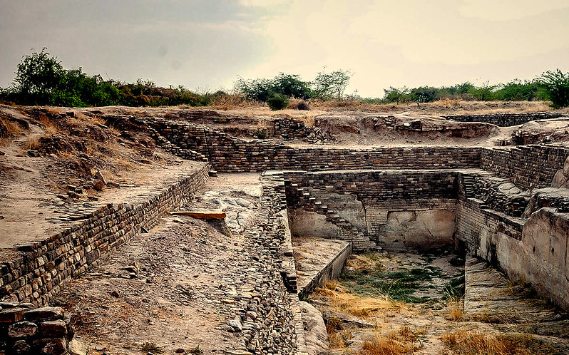 Древний город Дхолавира Индской цивилизации 