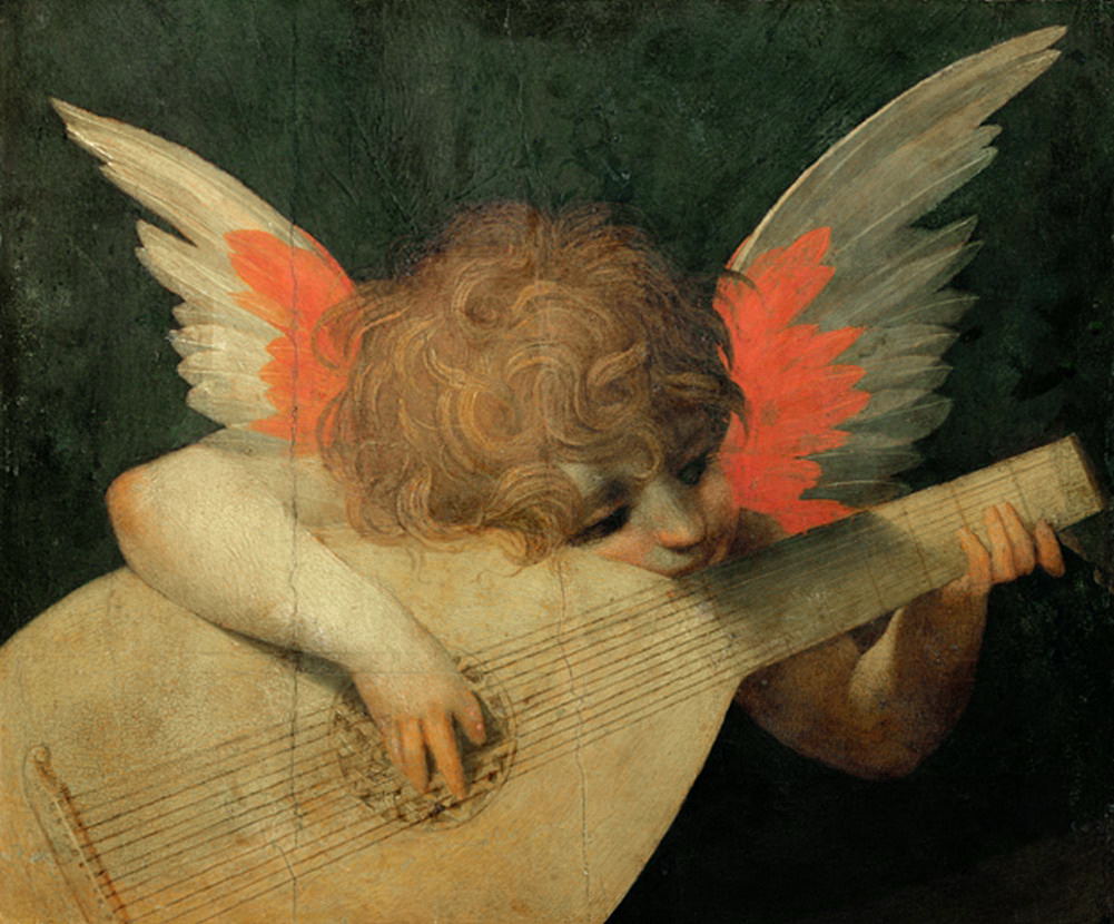 Джованни Баттиста Россо Фьорентино. Ангел Музыкант. Около 1520