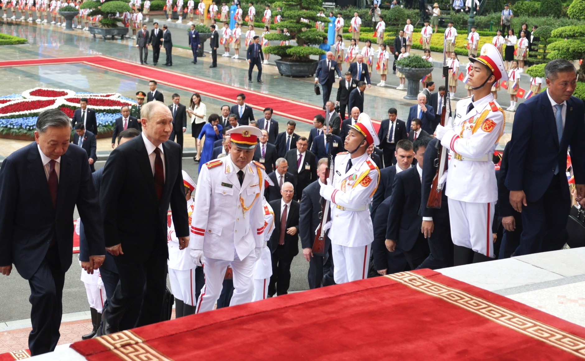 Встреча Владимира Путина с Президентом Вьетнама То Ламом.