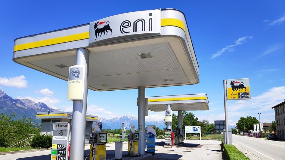 Автозаправочная станция Eni в Италии
