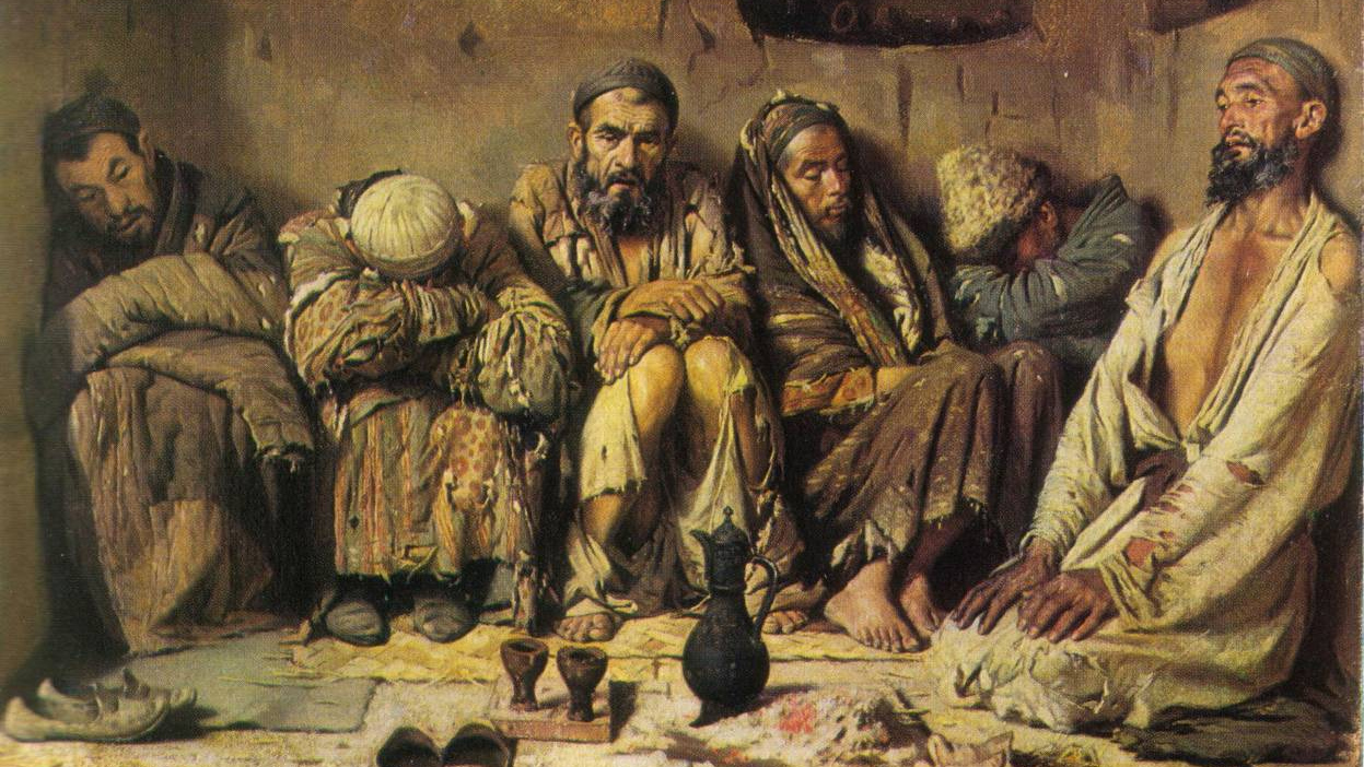 Наркотики Опиум_ В. Верещагин. Курильщики опиума. 1868