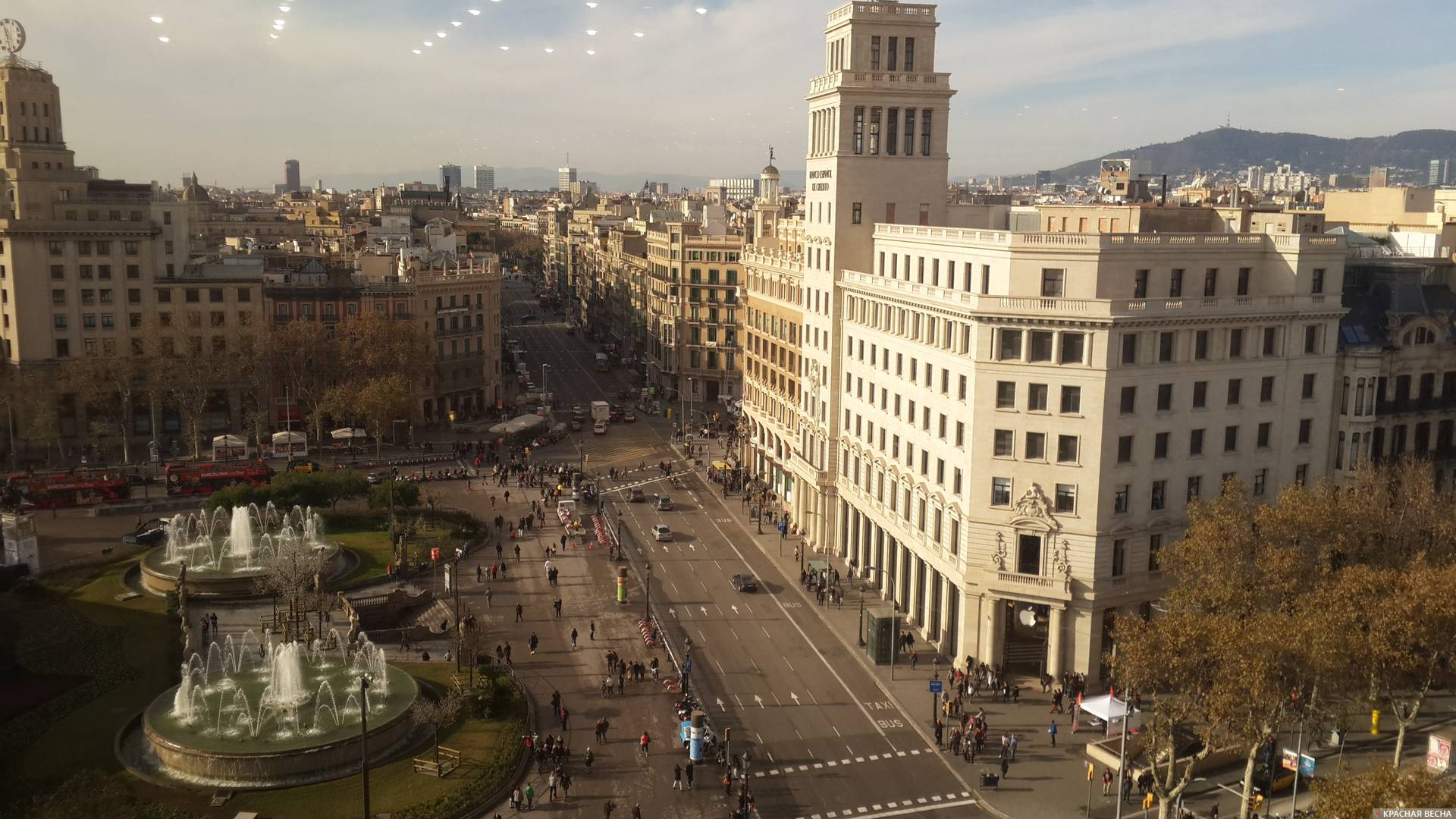 Площадь Каталонии. Барселона