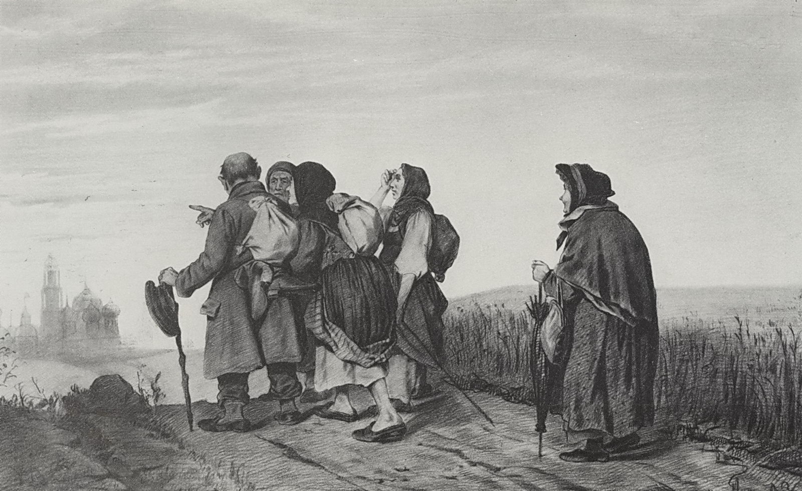 Василий Перов. Паломники. На богомолье. 1867