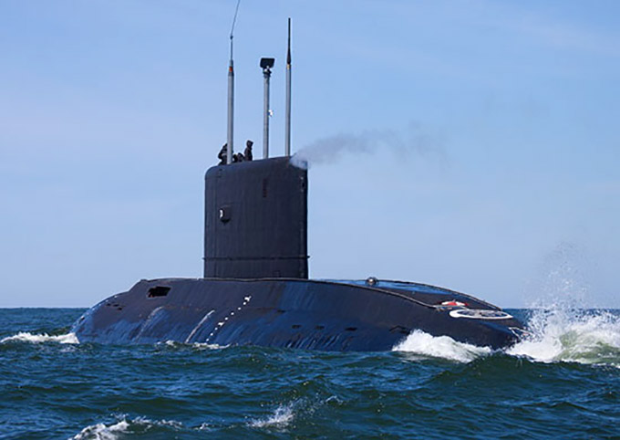 Дизель-электрическая подводная лодка проекта 636.3 («Варшавянка») «Уфа»