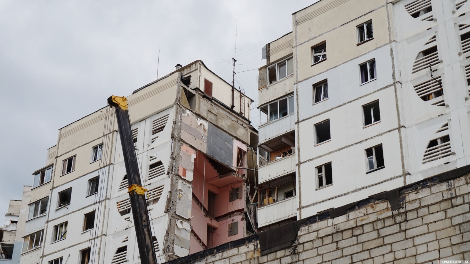 Разрушенный дом. Обстрел ВСУ. Белгород (архив)