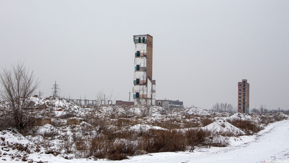 Руины завода СВЗХ. Чапаевск