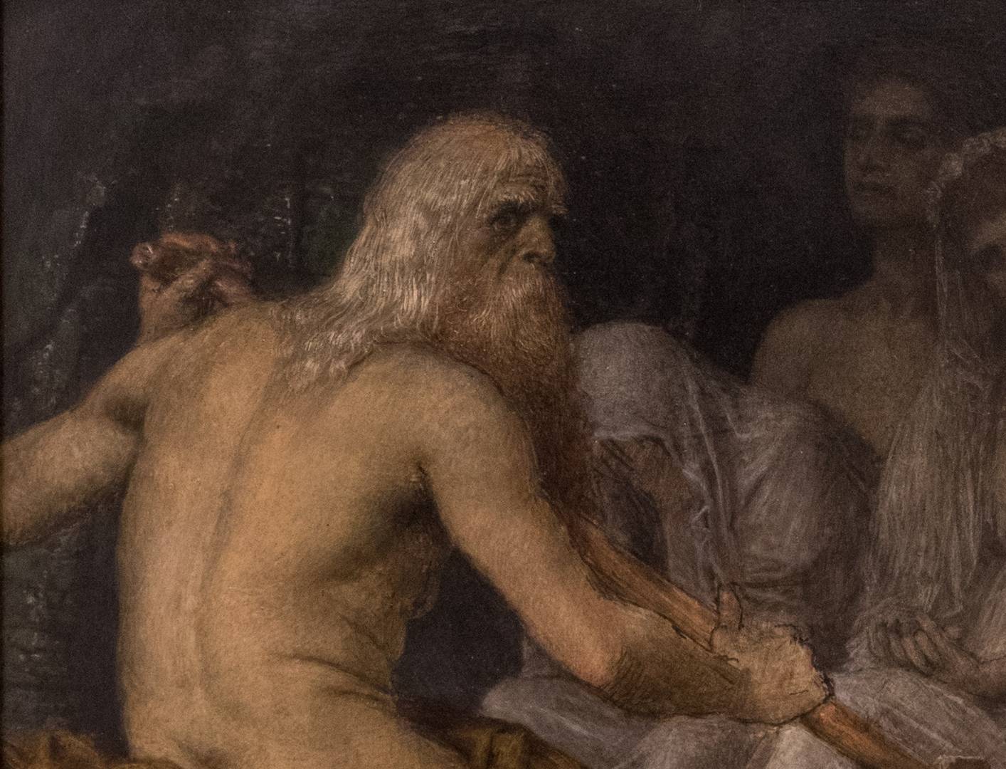 Арнольд Бёклин. Харон (фрагмент).1876