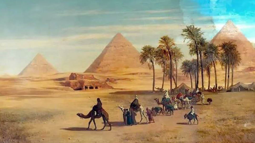 Август Цимменман. Египетские пирамиды. XIX век