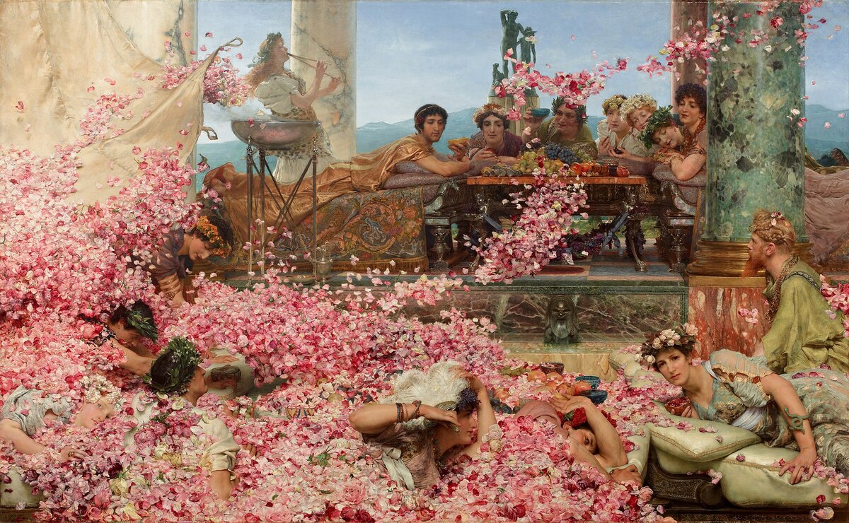 Лоуренс Альма-Тадема. Розы Гелиогабала. 1888