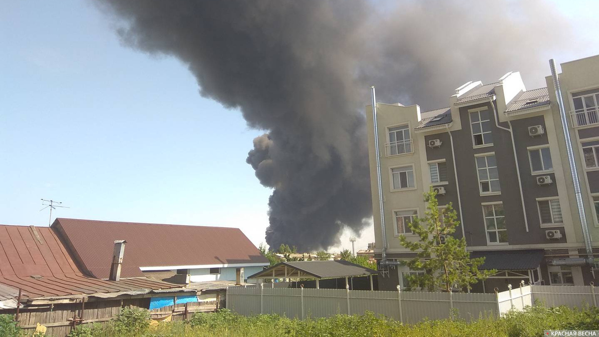 Пожар в Самаре