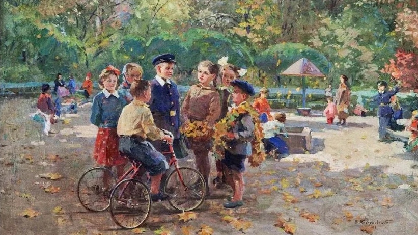 Василий Карпушевский. Рассказ первоклассника. 1957