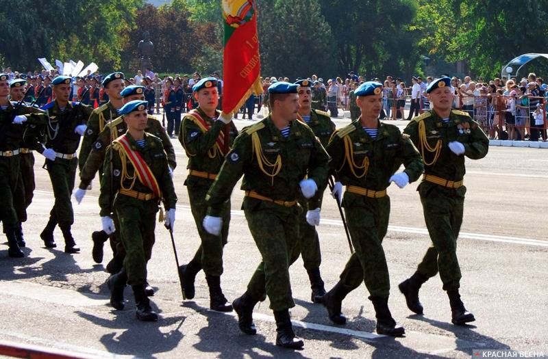 Тирасполь. Приднестровье. Военный парад