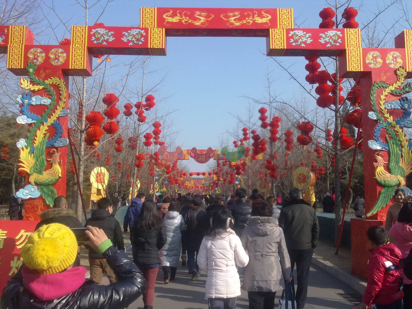 Китайский новый год улица. Хэбэй.