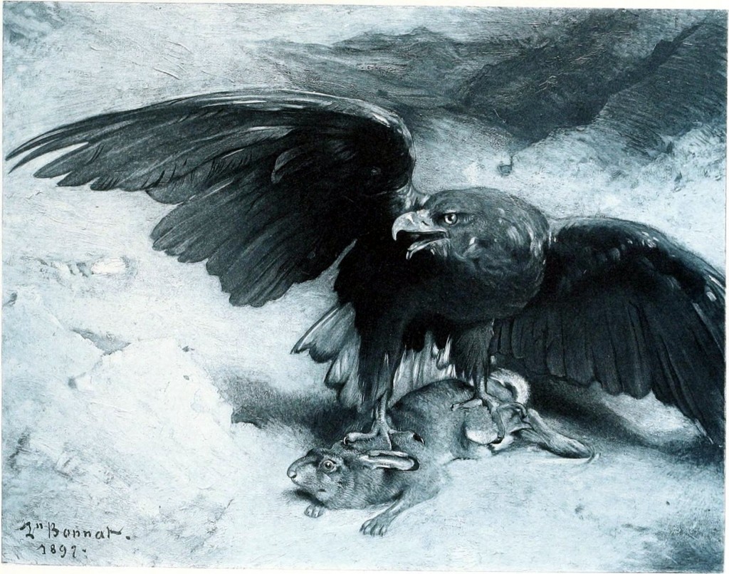 Бонна Леон. Орел и кролик. 1897