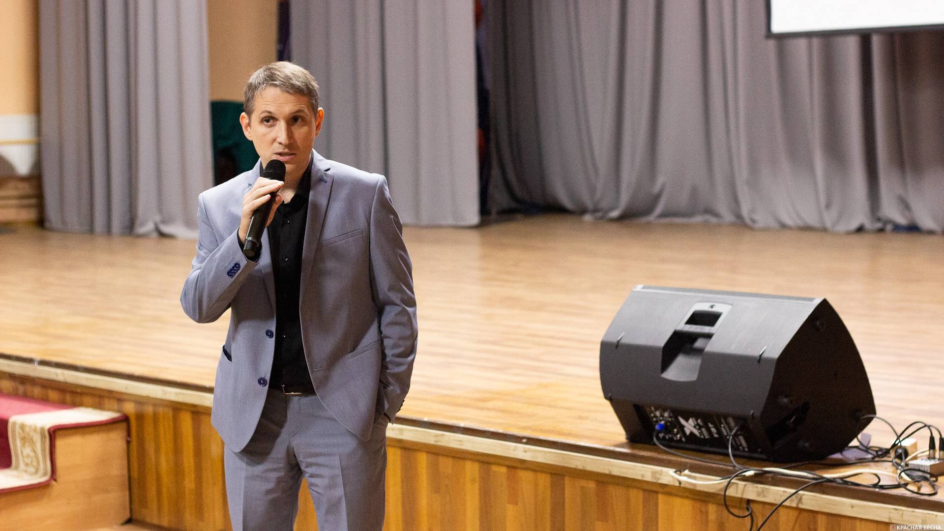 Федор Кауфман на открытой лекции для студентов и преподавателей Государственного университета «Дубна»