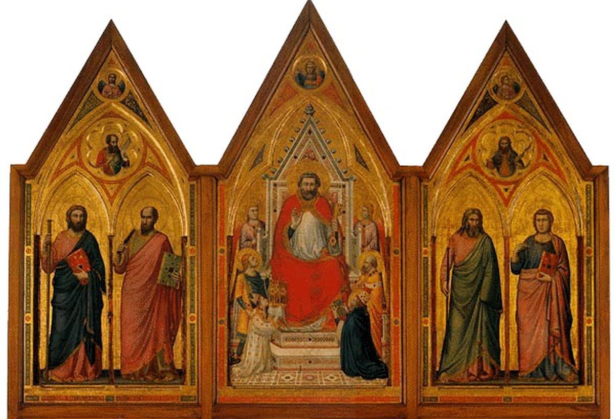 Джотто ди Бондоне. Триптих «Алтарный образ Стефанески». Первая треть XIV в.