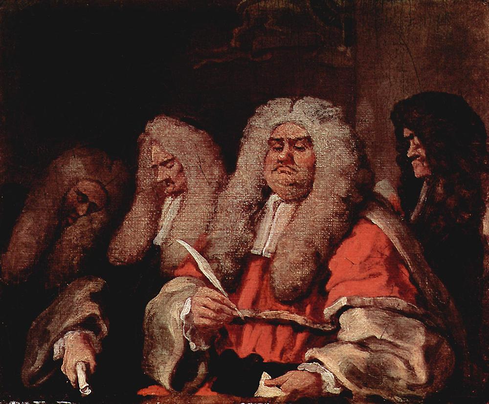 Уильям  Хогард. Суд. 1758 