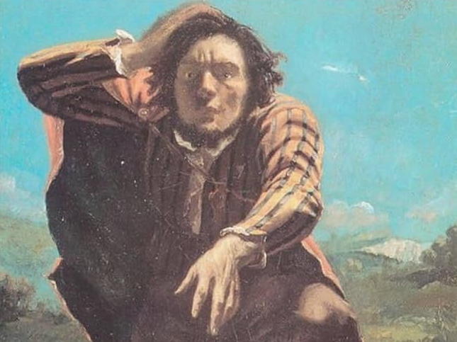 Густав Кюрбе. Мужчина, обезумевший от страха (фрагмент).1843–1844
