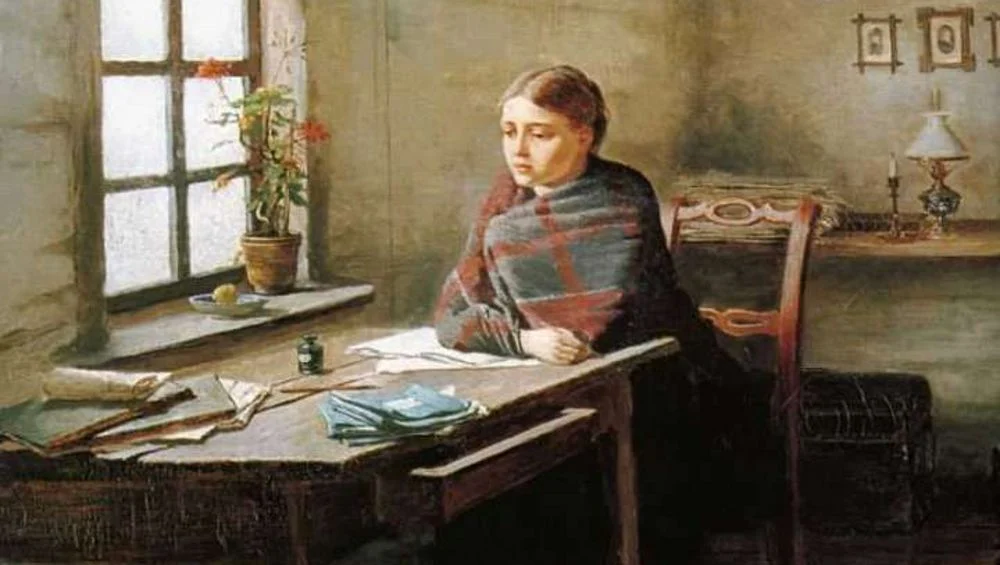 Константин Трутовский. Сельская учительница. 1883