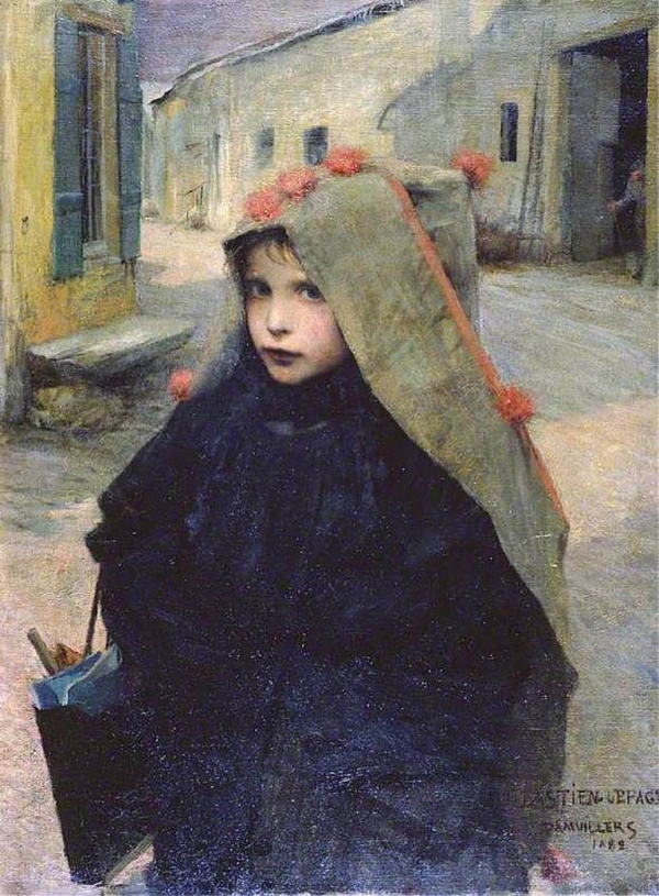 Jules Bastien-Lepage (French, 1848-1884) Going to School. 1882