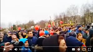 Псков. митинг сторонников А.Навального
