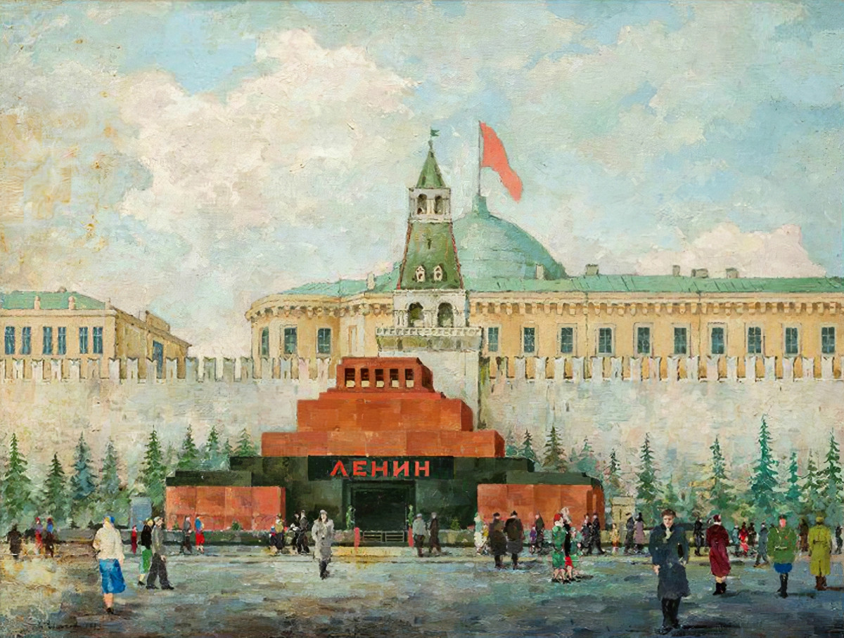 Мавзолей Ленина 1935