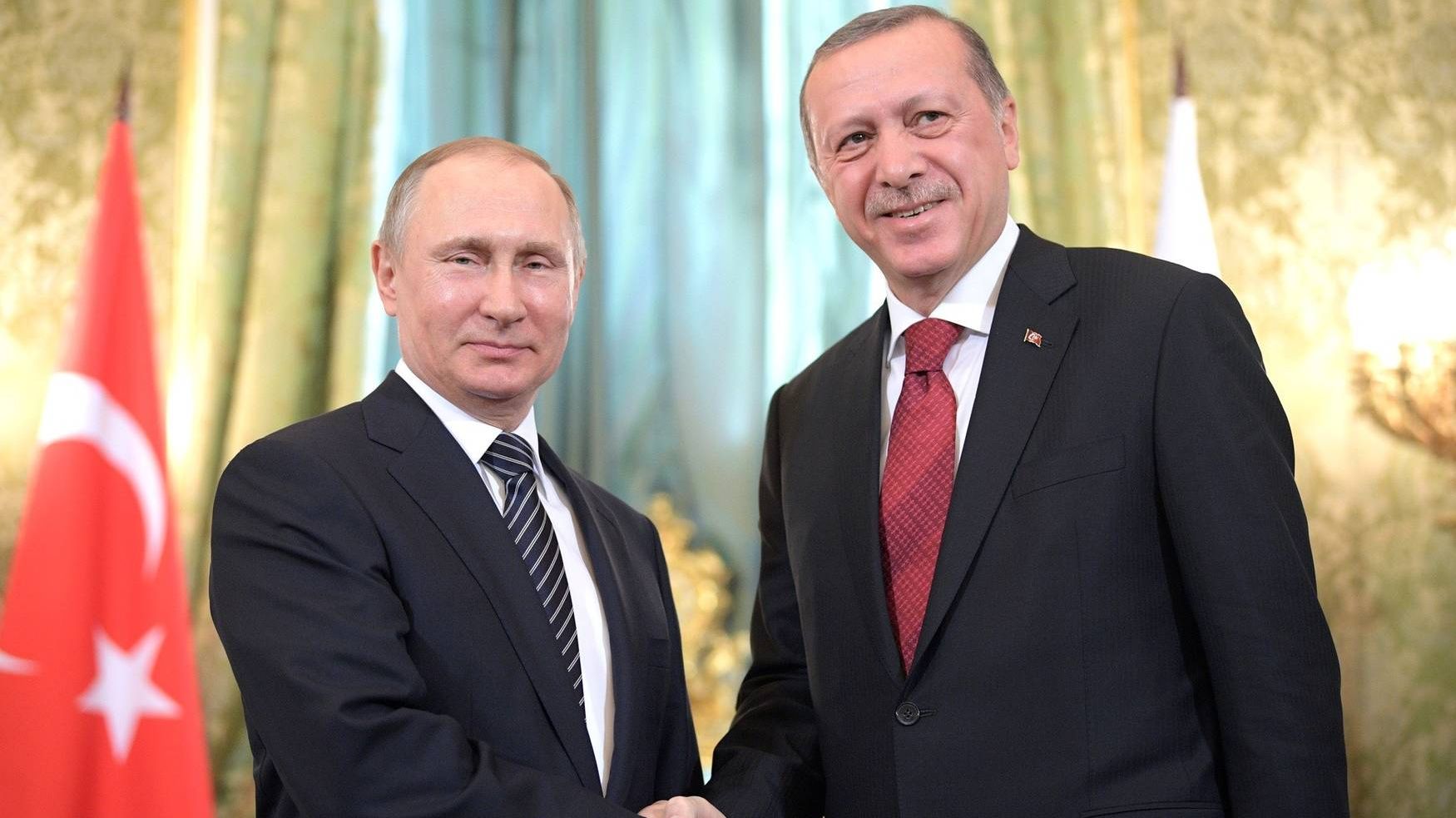 Владимира Путина и Реджеп Тайип Эрдоган