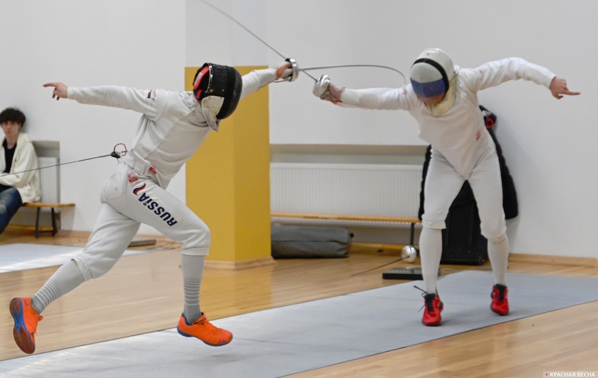 Соревнование шпажистов