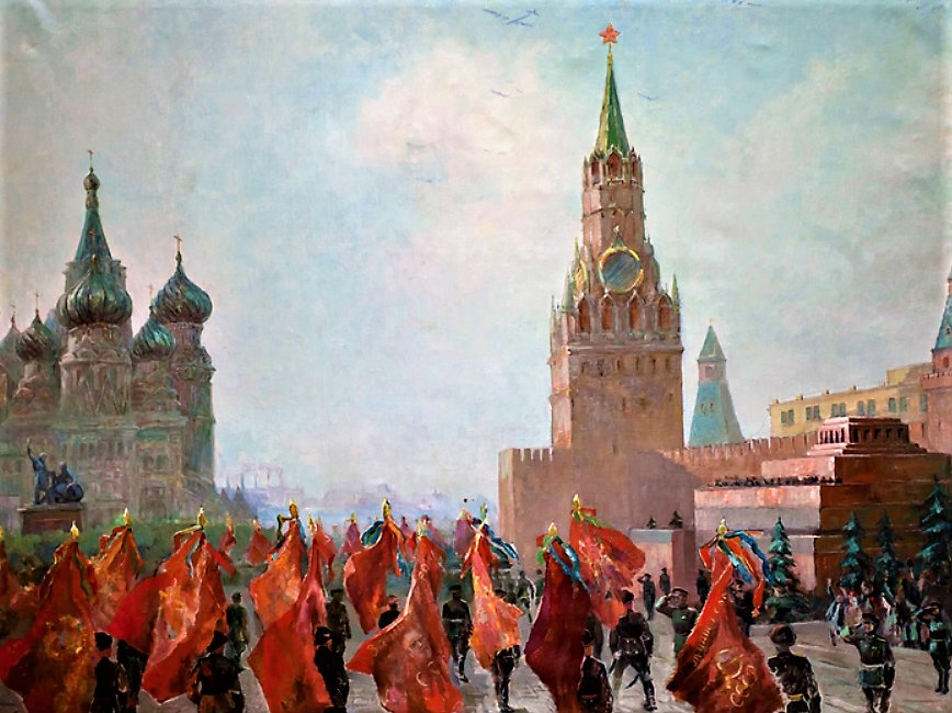 Василий Пшеничников. Парад Победы. 1946 год