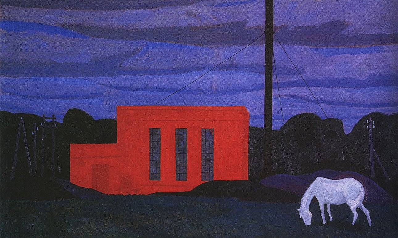 Виктор Попков. Белая лошадь. 1961