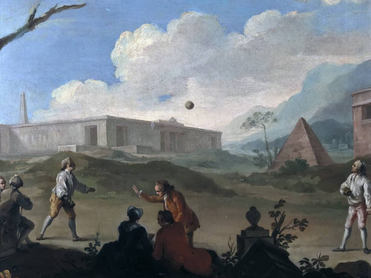 Шарль Жозеф Флипар. Игры с мячом (фрагмент). 1796