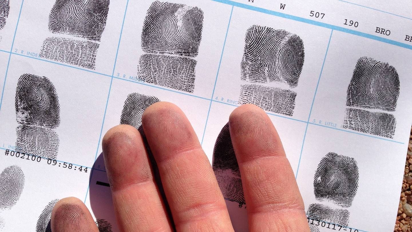 Отпечатки пальцев в криминалистике