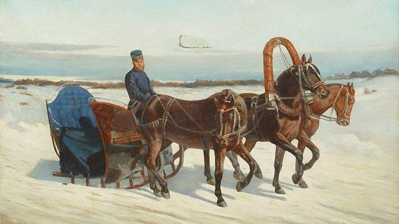Николай Сверчков. Тройка. 1848