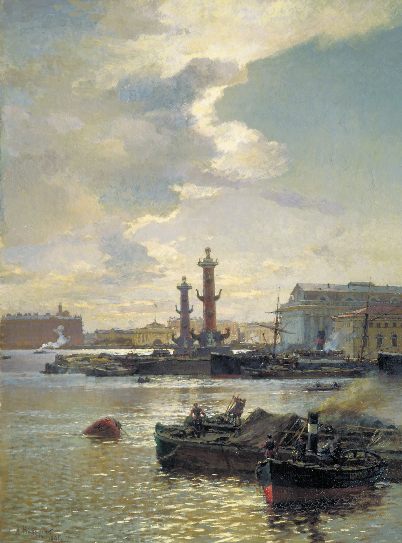 Беггров Александр. Петербургская биржа. 1891