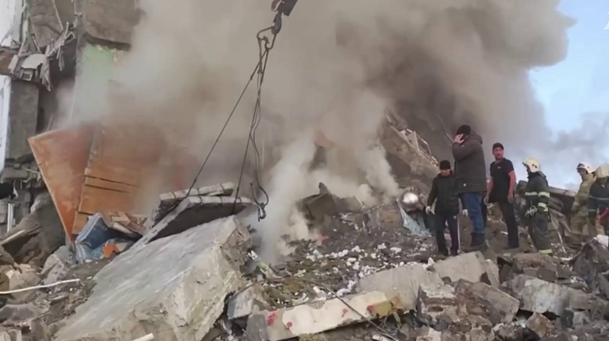 обрушение части жилого дома в Тымовском Сахалинской области