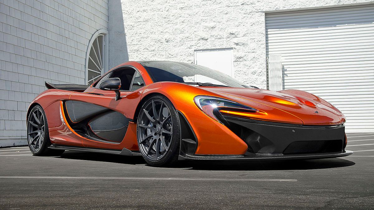 Mclaren p1 оранжевый