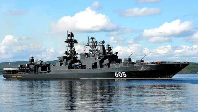 Большой противолодочный корабаль «Адмирал Левченко»