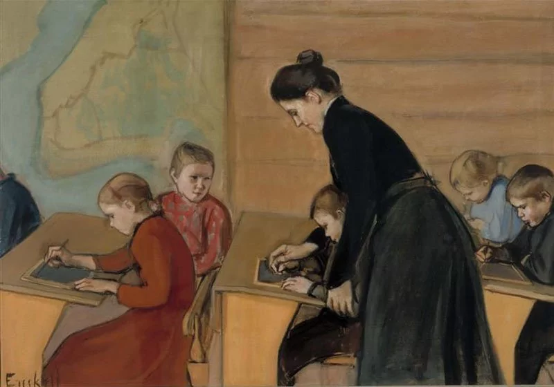 Магнус Энкель. Начальная школа. 1899