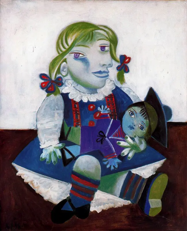 Пабло Пикассо. Майя с куклой. 1938 год
