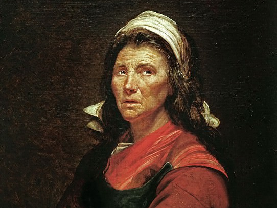 Жак-Луи Давид. Зеленщица (фрагмент). 1789