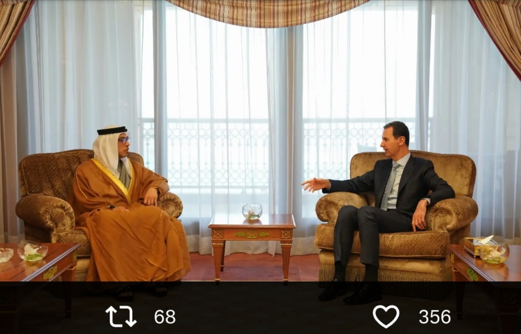 Президент Асад и шейх Мансур