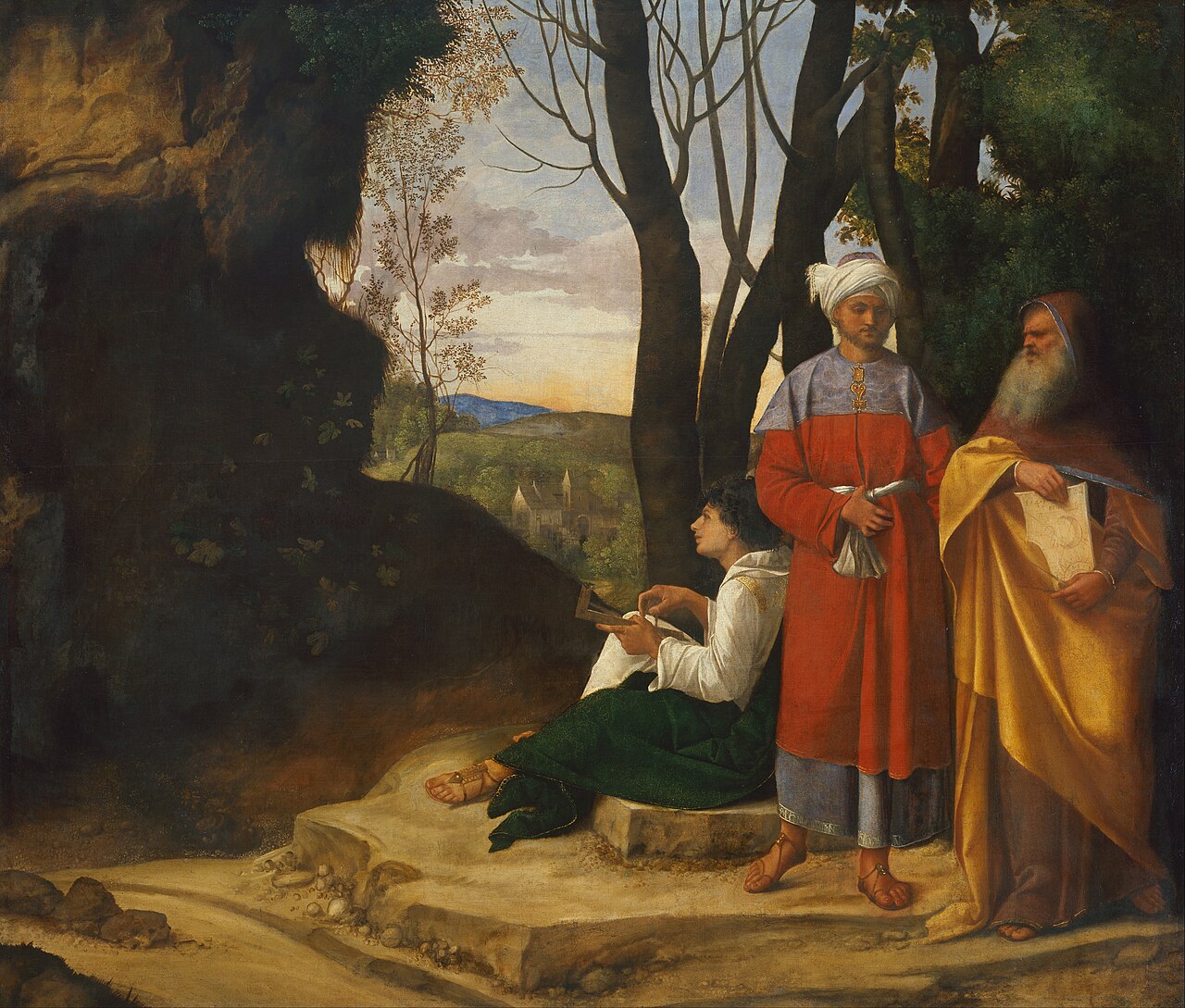 Джорджоне Три философа. Около 1505–1509