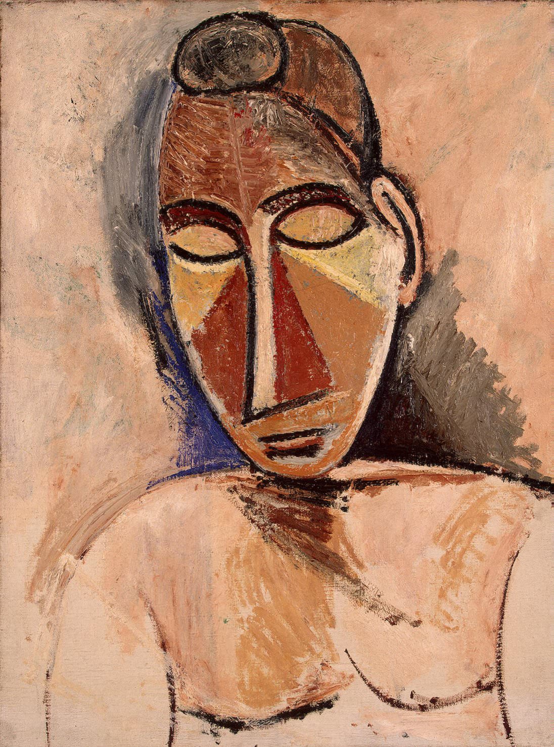 Пабло Пикассо. Обнаженная женщина. 1907