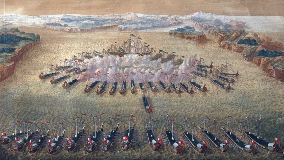Маврикий Бакуа. Гангутское сражение. 1724—1727