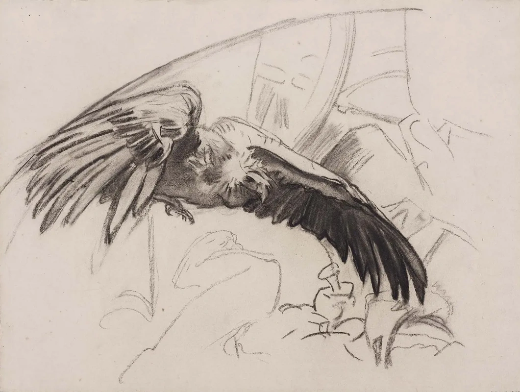 Джон Сингер Сарджент. Стервятник. Эскиз
