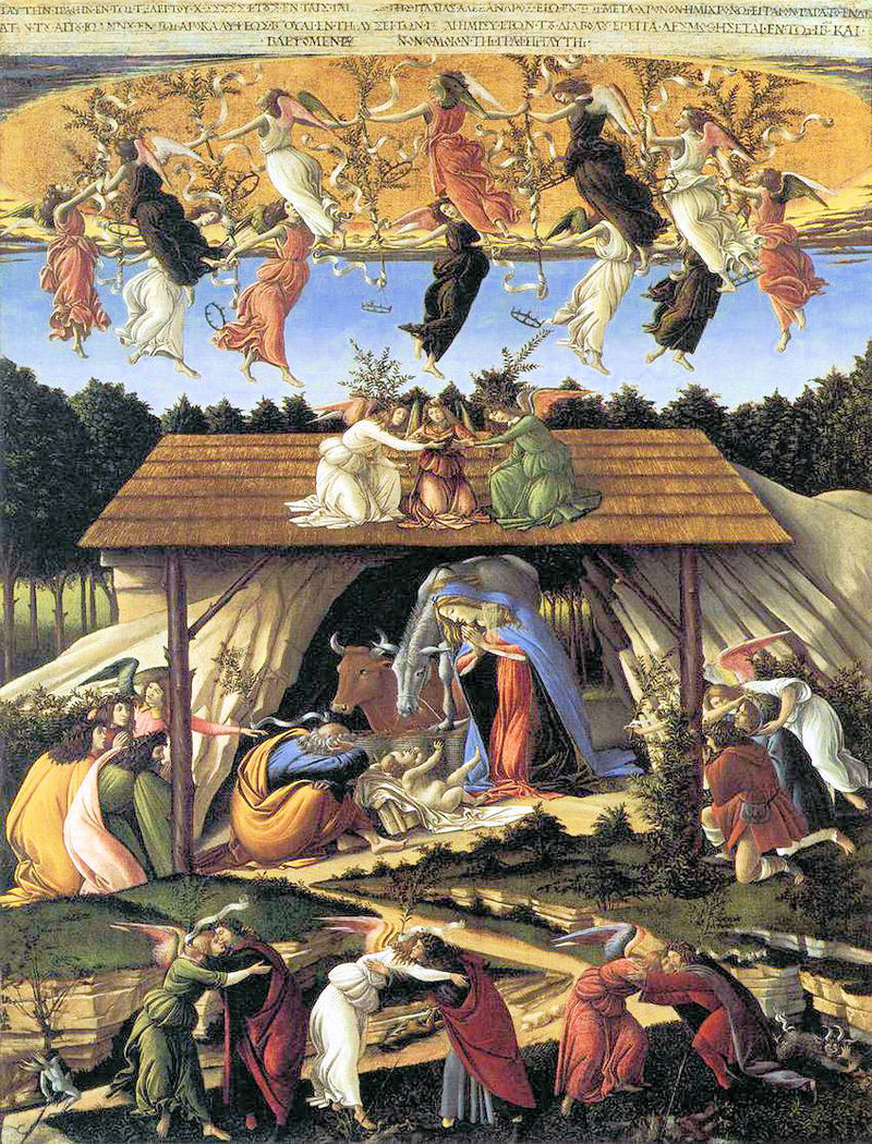 Сандро Ботичелли. Мистическое рождество. 1501