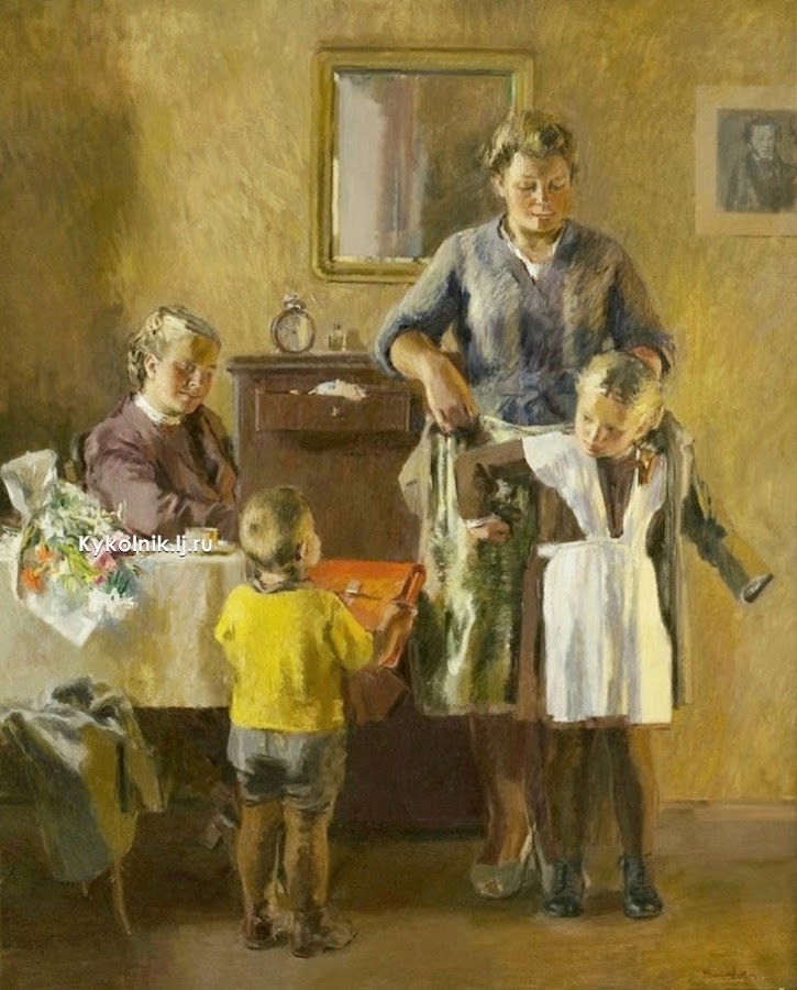 Васильев В.А. «Первоклассница» 1949